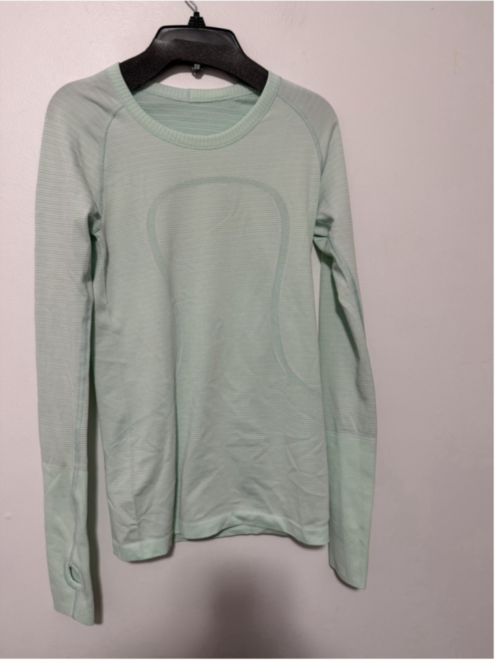 Lululemon Swiftly Tech Long Sleeves Top Women’s Size 4 Mint Green - Picture 2 of 5